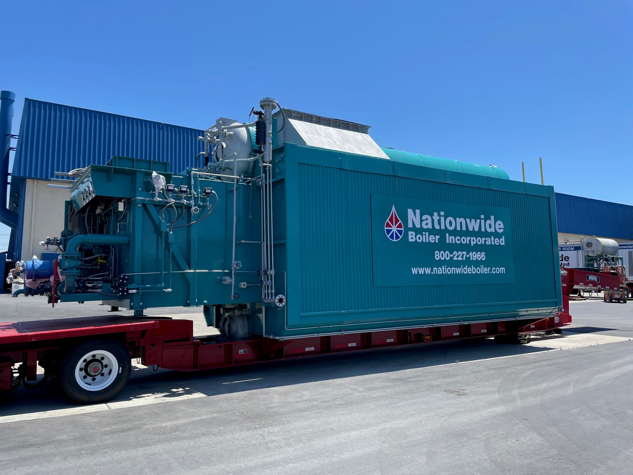 DFW 100K Rental Boiler 1