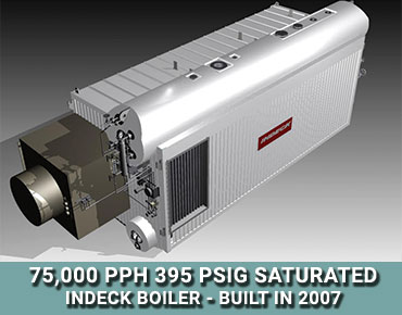 75K Used Indeck Watertube Boilers