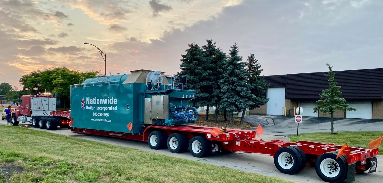 Nationwide Trailer Mounted Rental Boiler